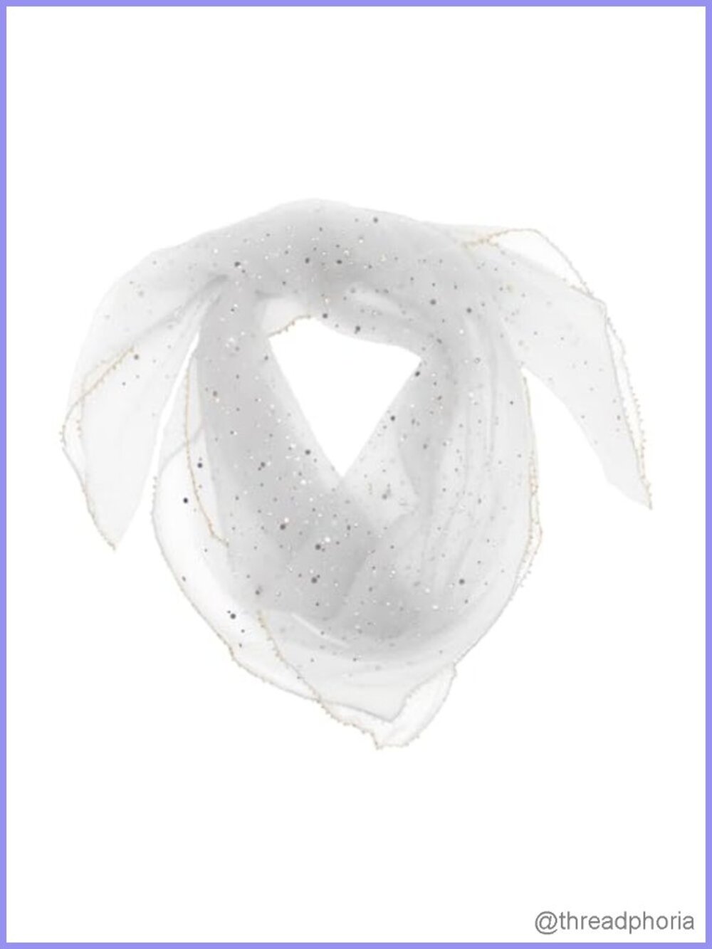 Sequin Bandana Scarf for Women - Sparkle Headscarf Hair Wrap Party Accessory
